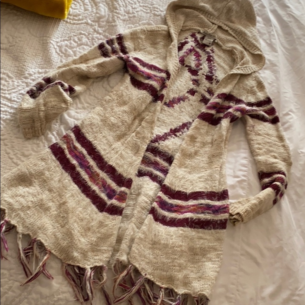 Women’s Aztec hooded cardigan